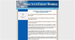 Desktop Screenshot of creditsparkle.com